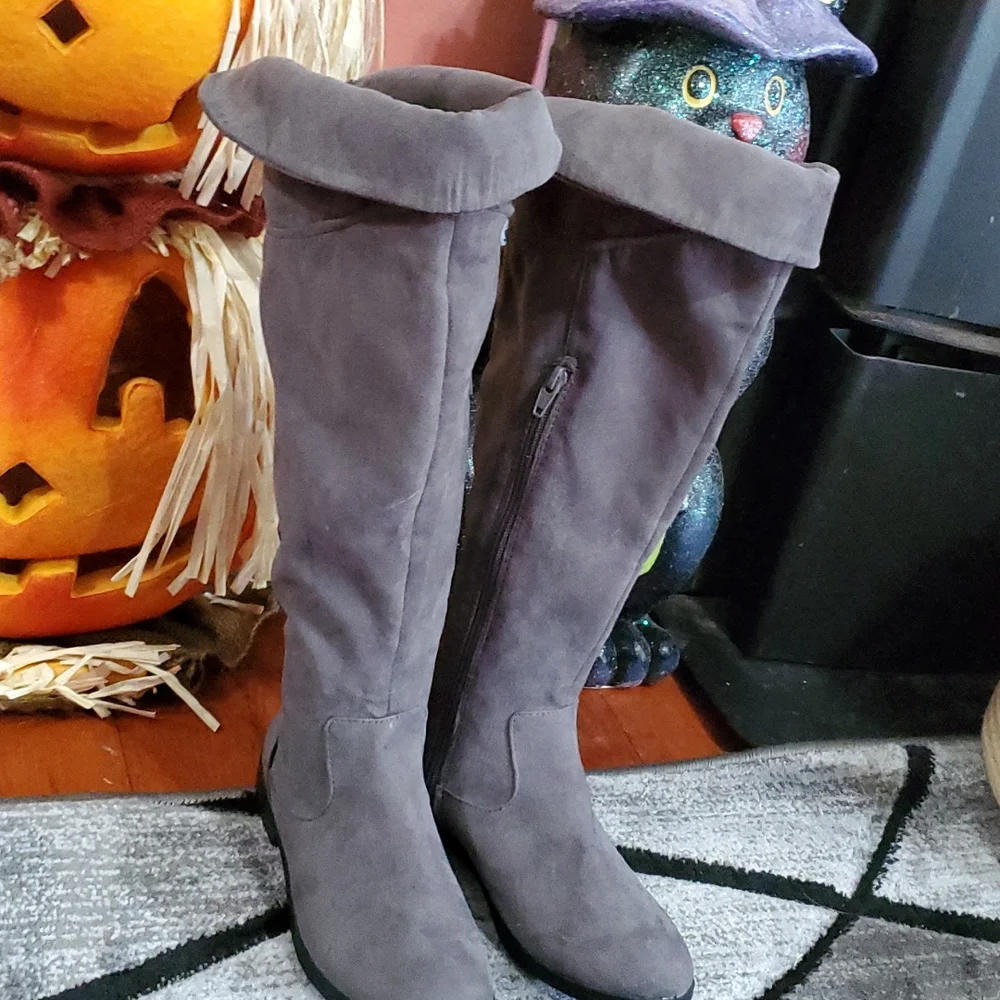 Womens, Bongo, size 6 grey boots - Picture 1 of 7